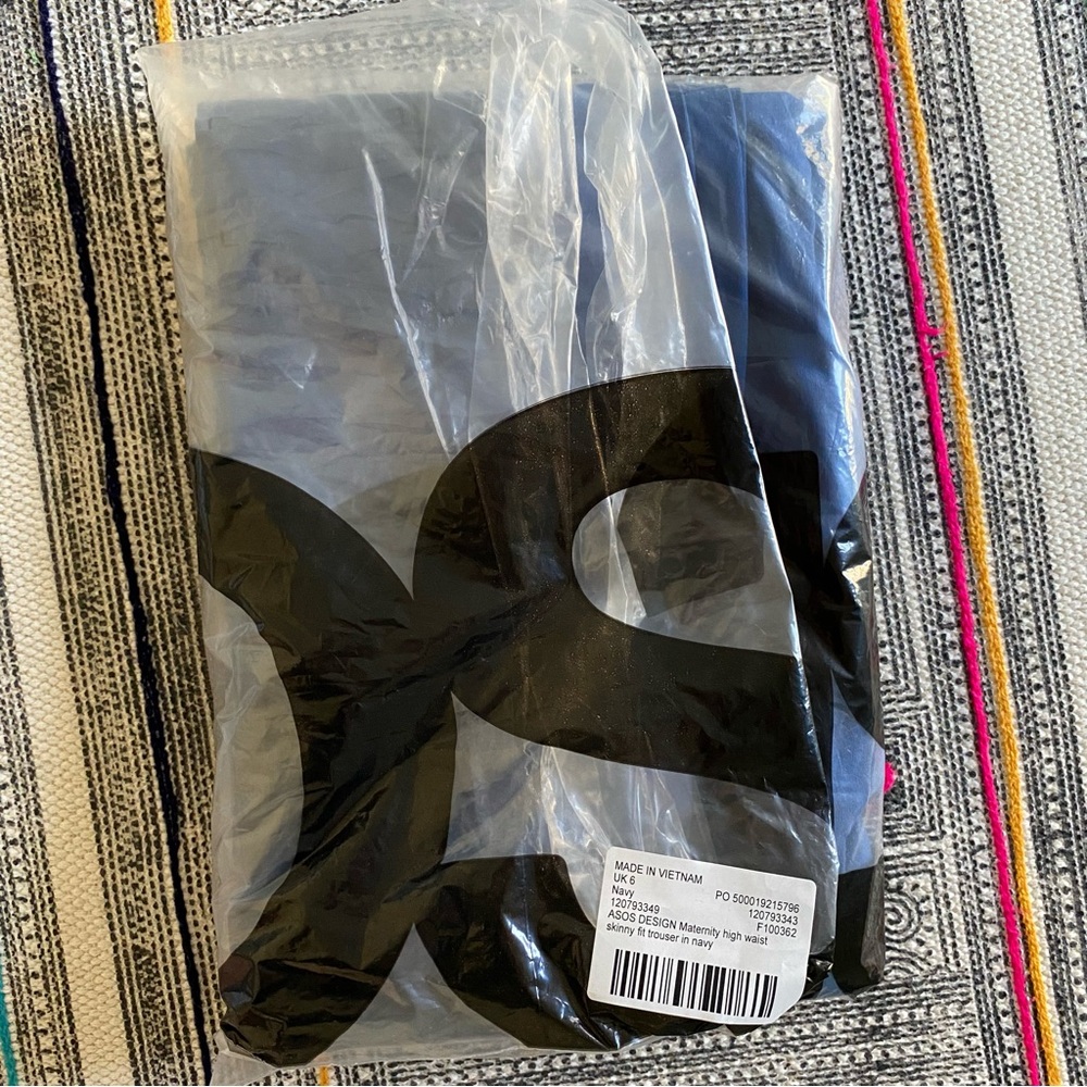 ASOS DESIGN Maternity high waist skinny fit pants - Picture 6 of 7